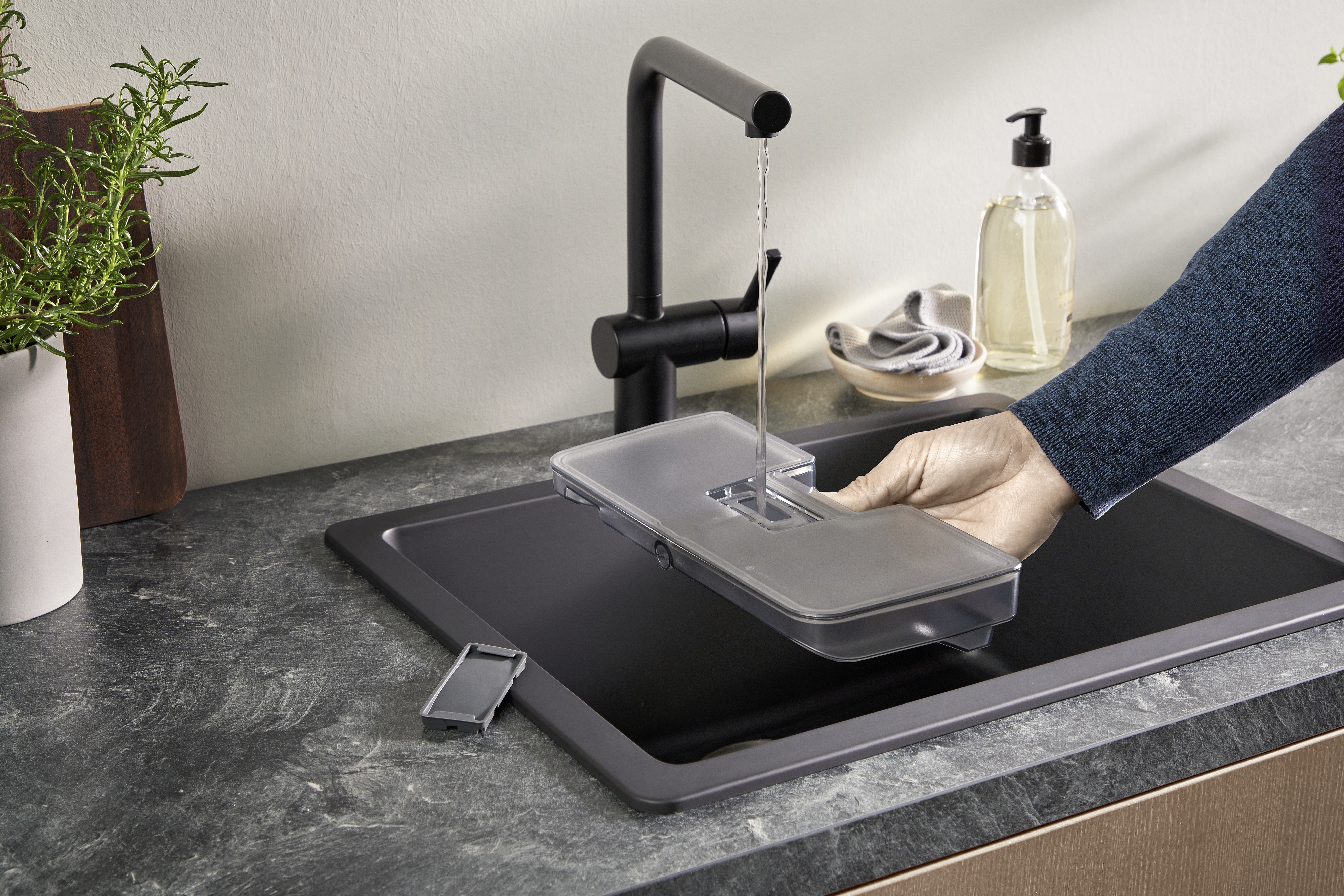 Siemens Dampfbackofen Befüllen Wasserbehälter